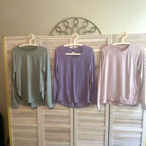 Athleta S Copper M & Prana M Long Sleeve Tops